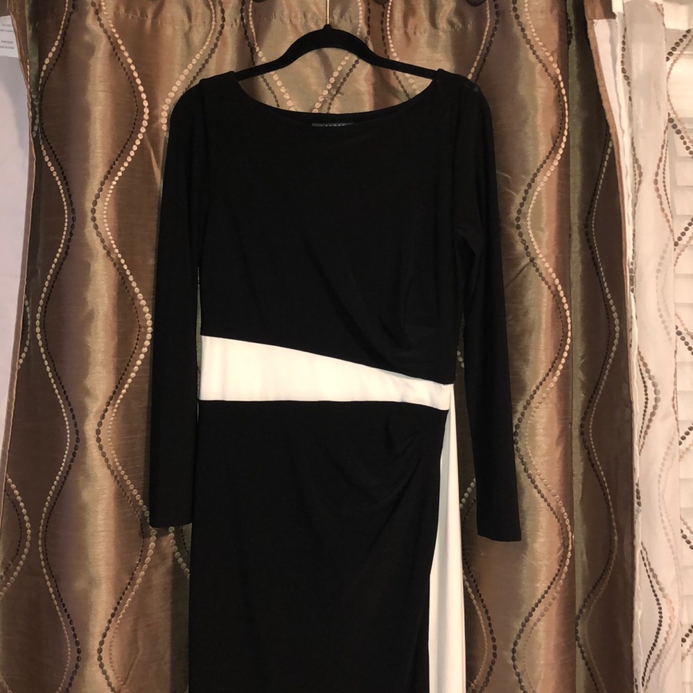 Black / White Long Dress